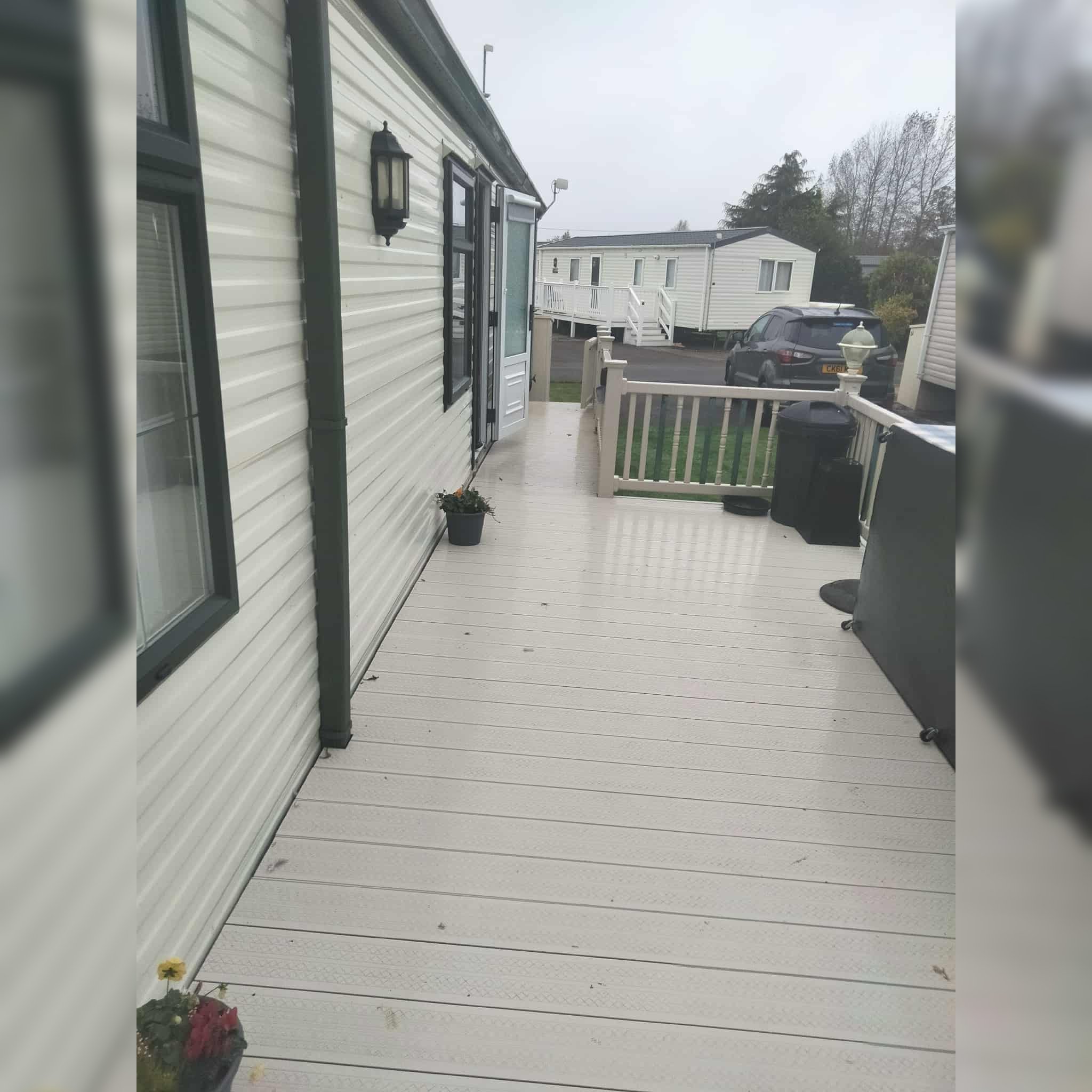 side-of-caravan-decking